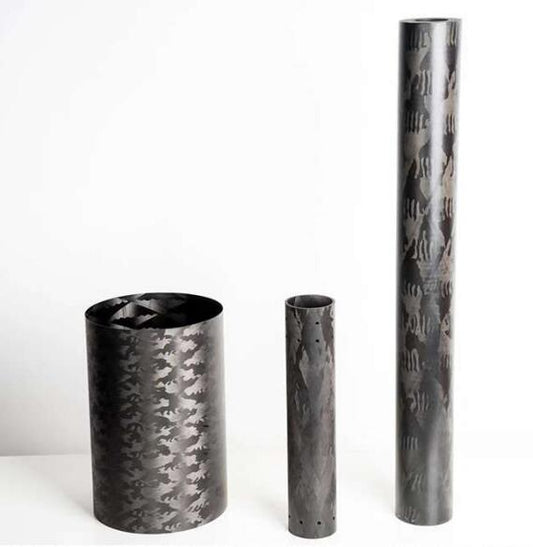 Comparison between carbon fiber tubes and other material