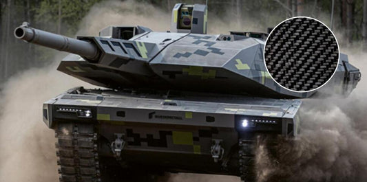 Why is carbon fiber not used in military tanks?