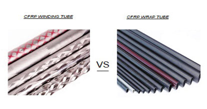 CFRP Wrap tubes VS CFRP Winding tubes