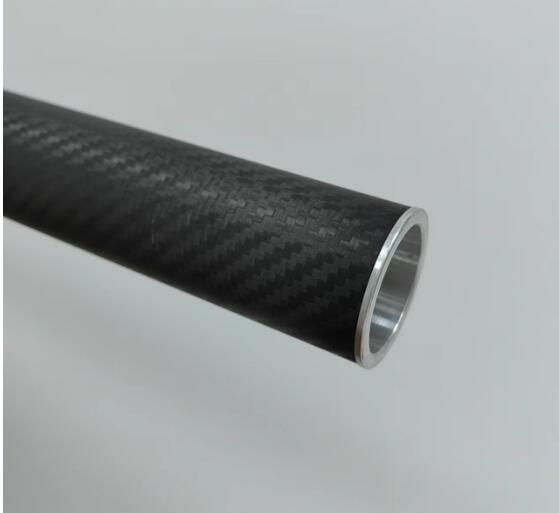 Roll wrapped carobon fiber tube(wall thickness 0.5mm)